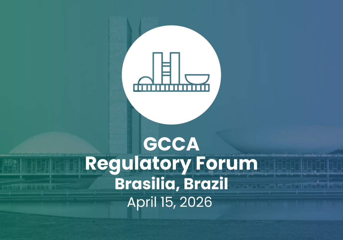 GCCA Brazil Regulatory Forum 2026 event banner Brasília
