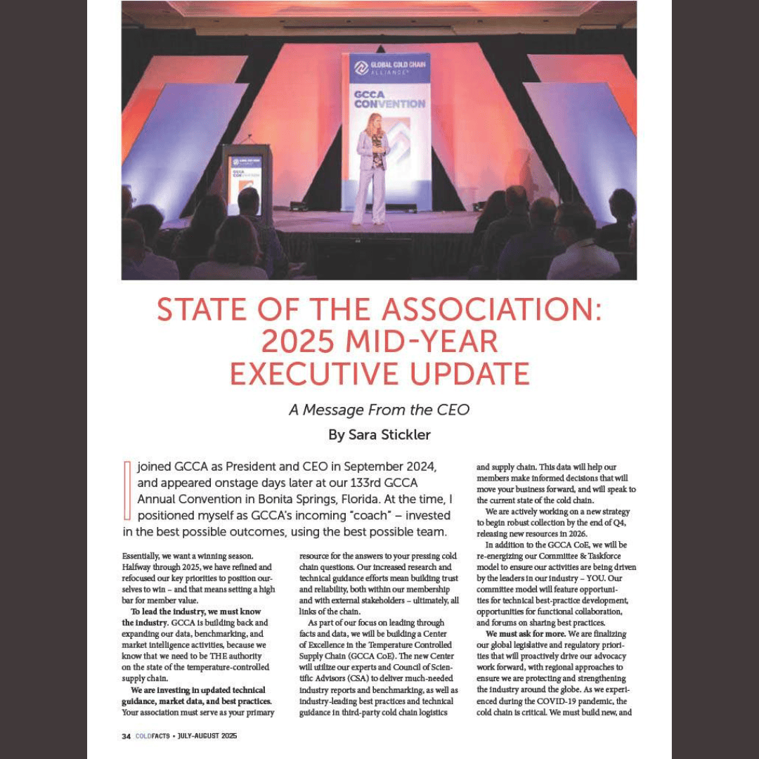 STATE OF THE ASSOCIATION