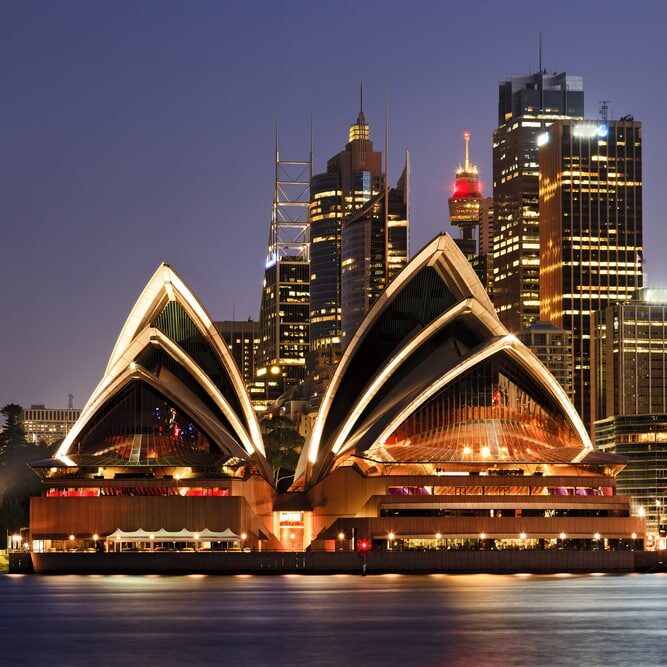 Australia,Iconic,Sydney,City,Landmarks,Cbd,Harbour,And,Famous,Buildings